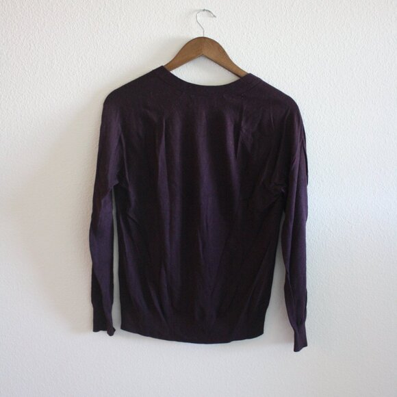 NWOT Banana Republic V Neck Forever Sweater - Picture 4 of 5